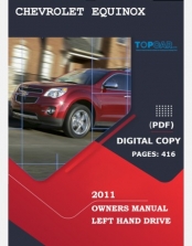 CHEVROLET EQUINOX 2011 OWNERS MANUAL